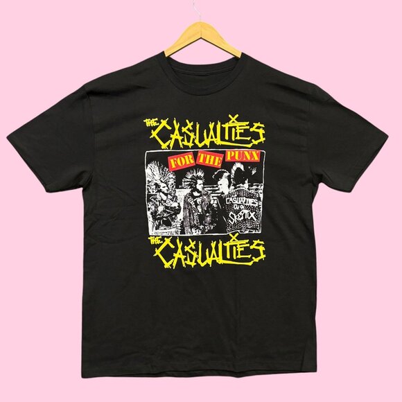 The Casualties For the Punx Album Punk Rock Band Tee XL - Picture 1 of 4